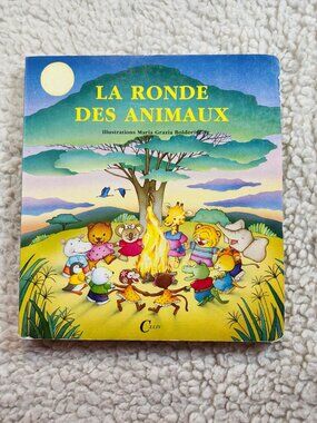 La Ronde Des Animaux Board Book French Kids Maria Grazia Boldorini CéLiv 1996